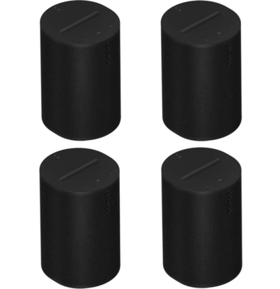 Sonos Era 100 4 Pack (zwart)