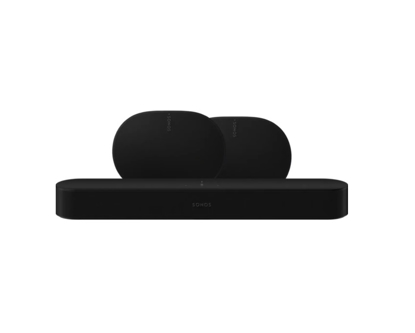 Sonos Beam Gen2 Zwart + 2x Era 300 Zwart