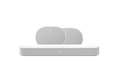 Sonos Beam Gen2 Wit + 2x Era 300 Wit