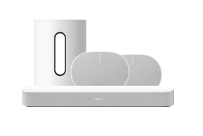 Sonos Beam Gen2 Wit + Era 300 duo + Sub Mini Wit