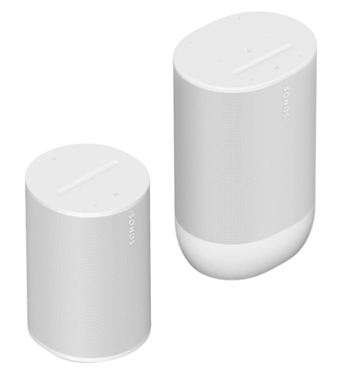 Sonos multiroom set Move 2 + era 100 (wit)