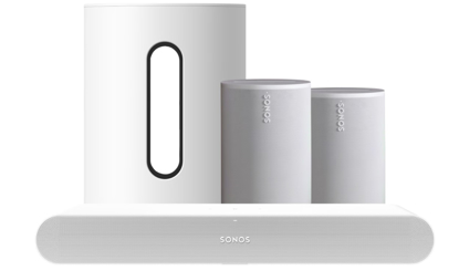 Sonos 3.1 set met ray en sub mini wit 2x era 100