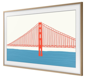 SAMSUNG The Frame 55" Lijst Teak