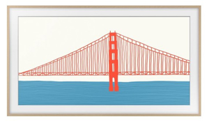 SAMSUNG The Frame 55" Lijst Teak