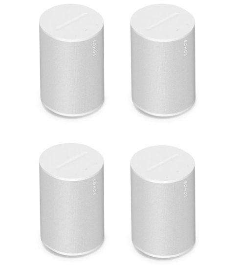 Sonos Era 100 SL 4 Pack (Wit)