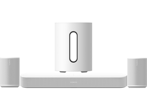 Sonos Beam Wit + 2x Era 100 SL Wit + Sub Mini Wit