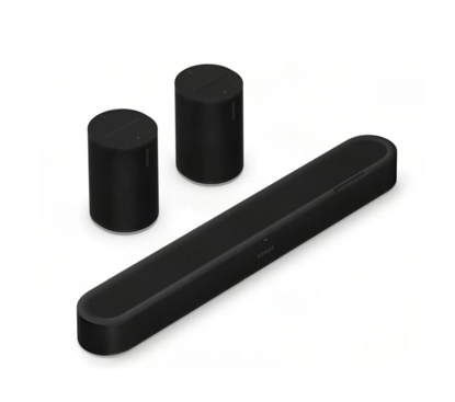 Sonos Beam Ultra + 2x Era 100 (Zwart)