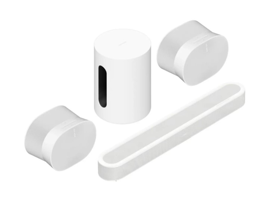 Sonos Beam Ultra + 2x Era 300 + Sub Mini (Wit)