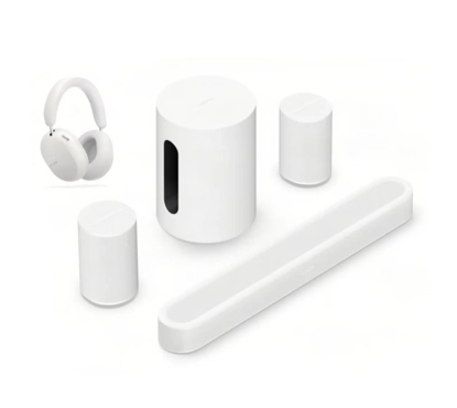 Sonos Beam Ultra + 2x Era 100 SL + Sub Mini + Ace Ultra (Wit)
