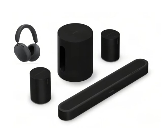 Sonos Beam Ultra + 2x Era 100 SL + Sub Mini + Ace Ultra (Zwart)